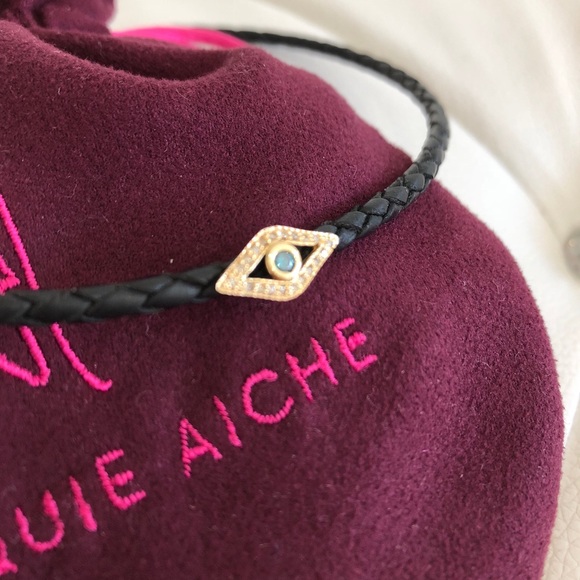👁SOLD👁Jacquie Aiche Blue Diamond Choker👁 - Picture 3 of 6
